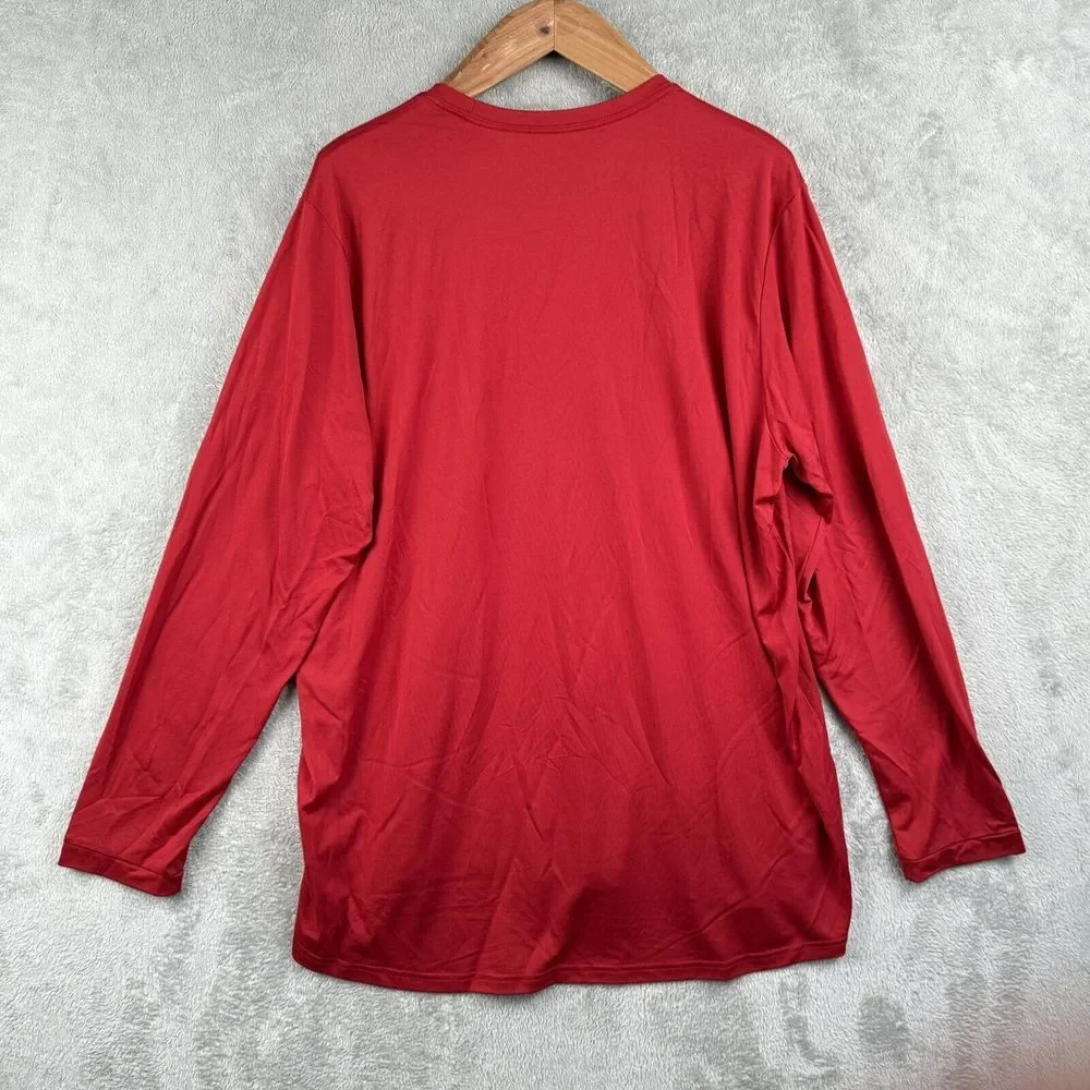 Indiana Hoosiers Basketball Adidas Mens‎ 2XL Red Shooting Shirt NCAA College NWT